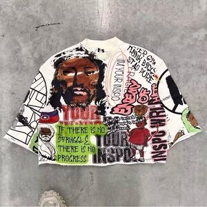 Graphic White Oversized T-Shirt